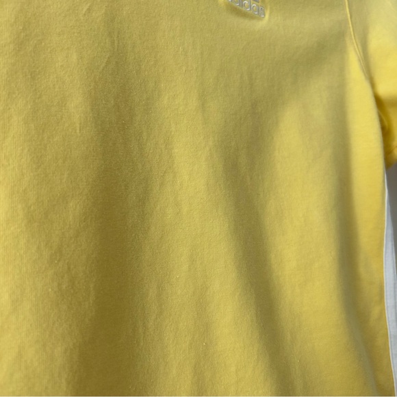 Yellow Adidas V-Neck Shirt - Picture 4 of 8